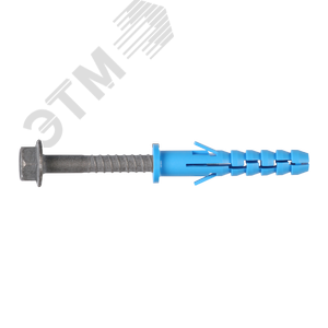 Дюбель фасадный ДФ Б 10х60 мм с шурупом ШГ и антикоррозийным покрытием (4 шт)