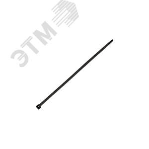 Стяжка кабельная PRNS 100х2,5 черная атмосферостойкая (130 шт)