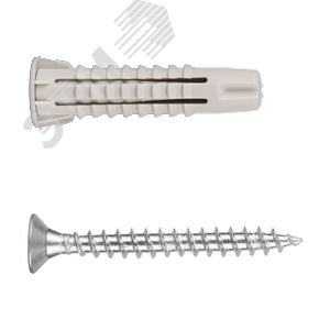 Дюбель универсальный нейлоновый PDU N 6х30 с шурупом 4х35 Zn (25 шт)