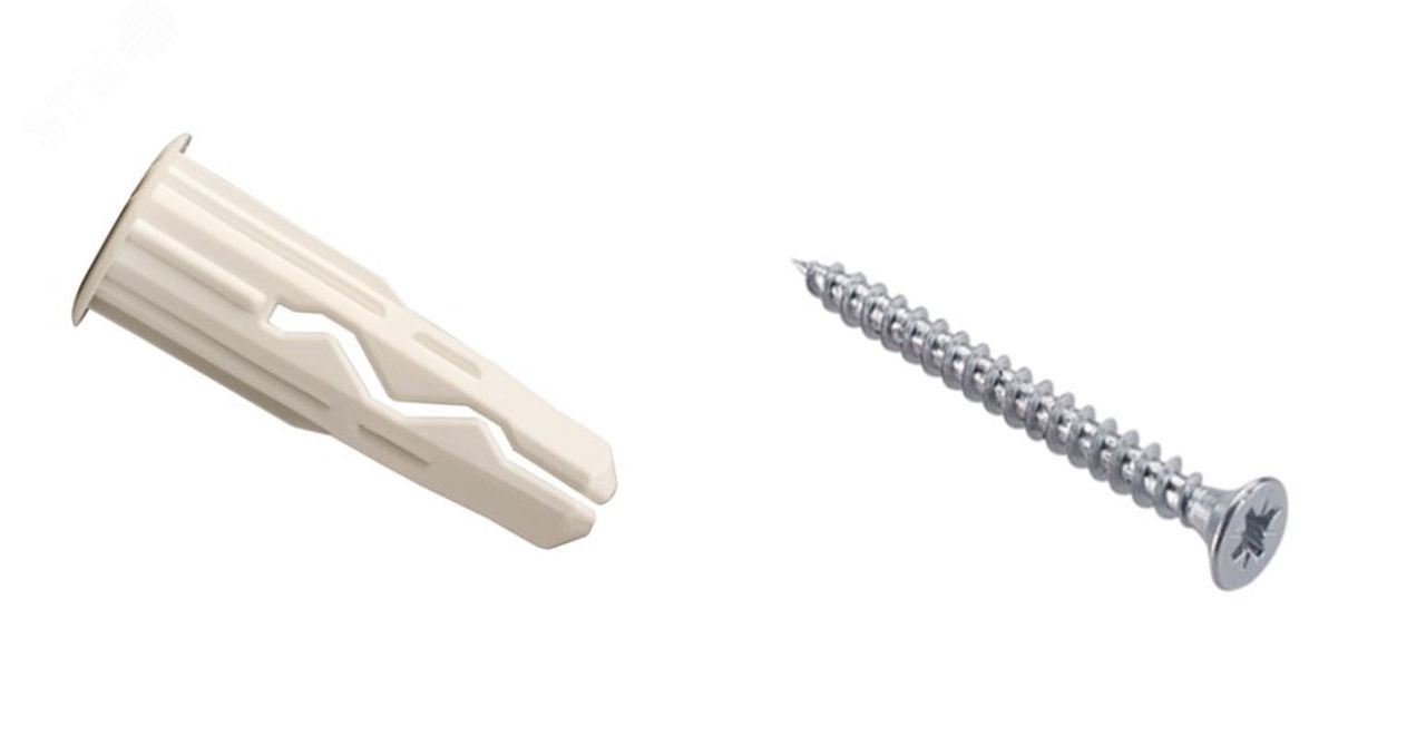 Шуруп Zn 4,0х35 в компл. с дюбелем MULTI 6x25 (14 шт)