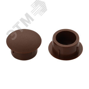 Заглушка на отверстие D10 коричневая (35 шт.)