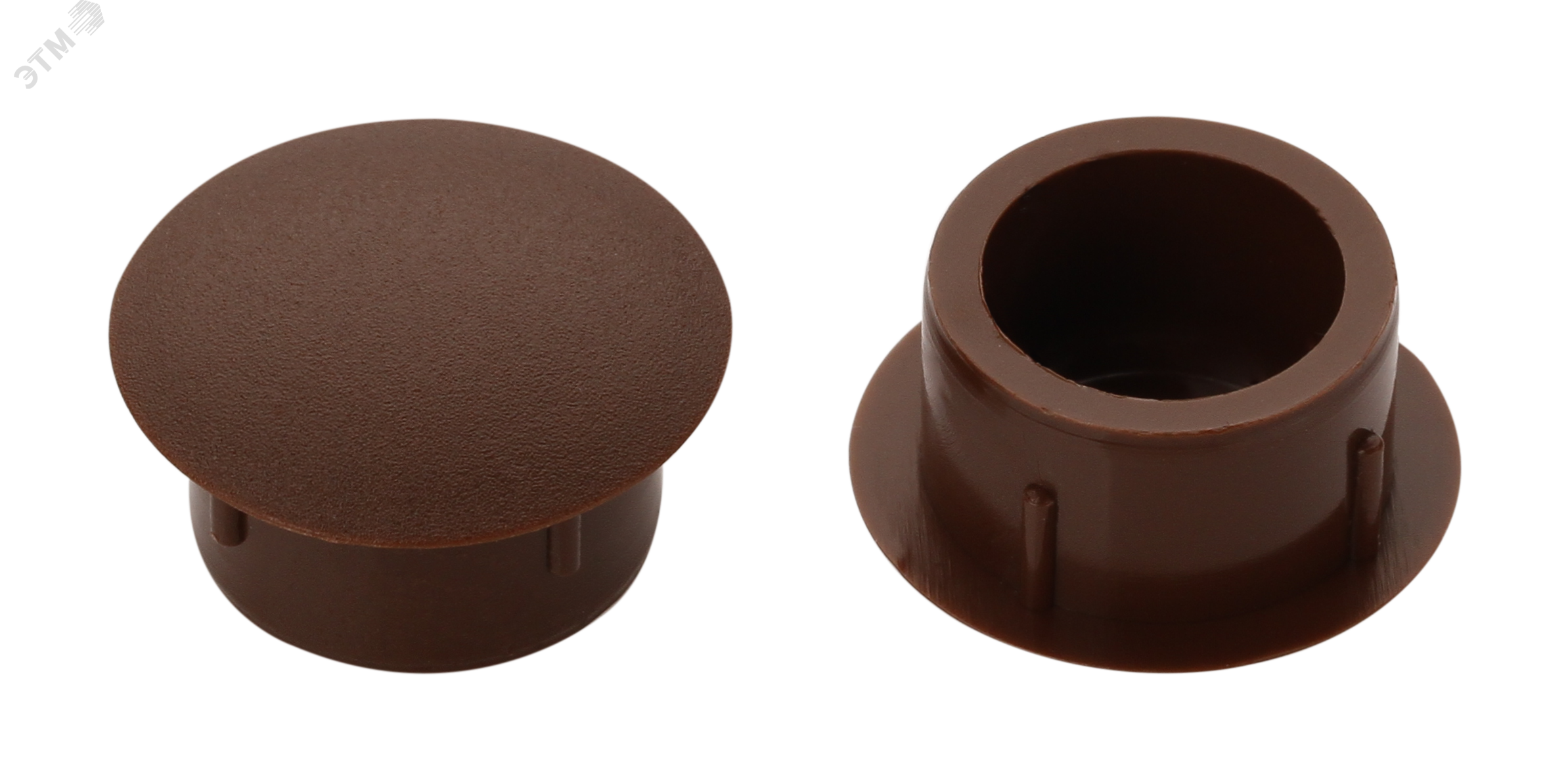 Заглушка на отверстие D10 коричневая (35 шт.)