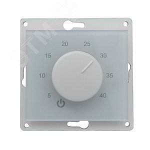 Термостат Th-HF-G-W механический под рамку Schneider Electric Glossa белый