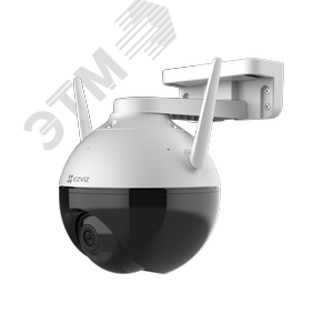 Видеокамера IP 2Мп внешняя поворотная Wi-fi c ИК-подсветкой до 30м (6мм)