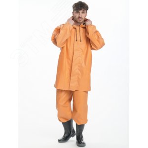 Костюм рыбацкий Рокон-букса (тк.Диагональ-прорезиненная, 550), оранжевый, р. 60-62/182-188