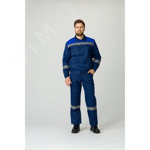 Костюм Легион-2 СОП (ткань Смесовая,210) полукомбинезон, темно-синий васильковый, 68-70 170-176