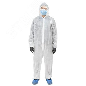 Комбинезон Каспер из спанбонда 60 гр/м2 белый, 4XL (56-58)