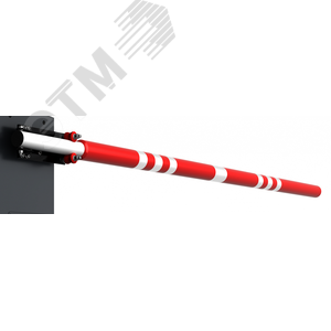 Стрела 3 м круглое сечение с функцией ''антиветер'' со светоотражающими наклейками в чехле, диаметр 60мм