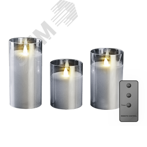 Свечи CL7-SET3-sr (компл. 3-х свечей, серебр.)