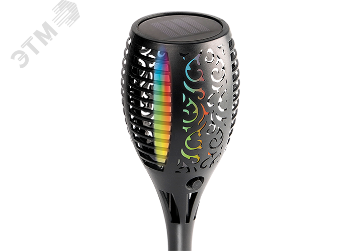 Светильник ландшафтный садово-парковый SLR-S08 RGB с солнечной батареей устанавливается в грунт IP44