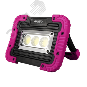 Фонарь прожектор WL1-L6W-mg (черно-рубин.) 4АА