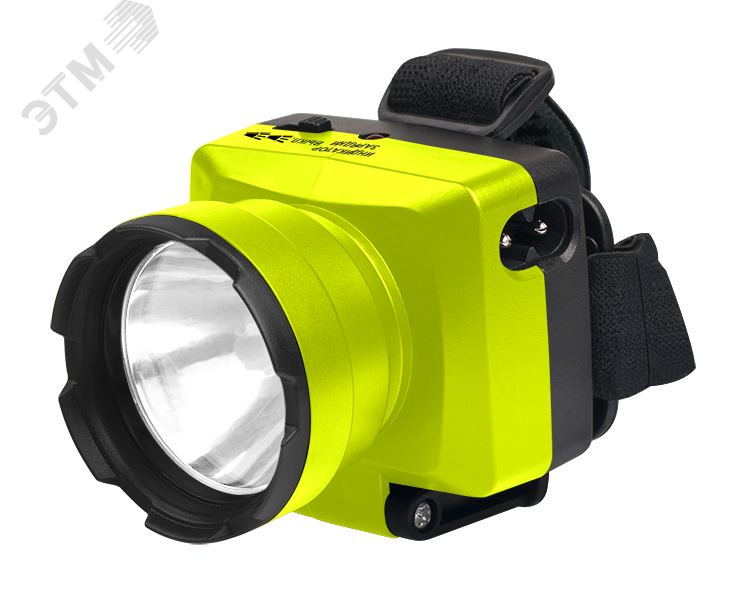 Фонарь аккумуляторный AccuFH7-L3W-gn (зел.)