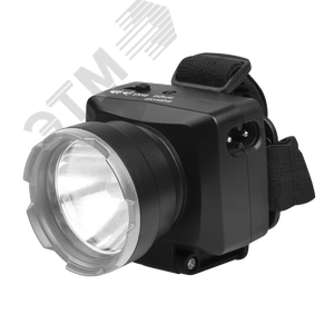 Фонарь аккумуляторный AccuFH7-L3W-bk (черн.)