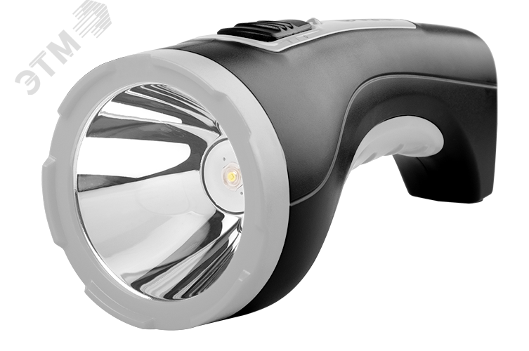 Фонарь светодиодный аккумуляторный AccuF2-L3W-bk (черн./руб..)