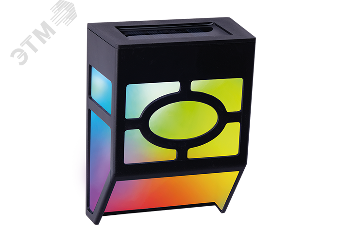 Светильник светодиодный SLR-W06 RGB с солнечной батареей настенный IP44