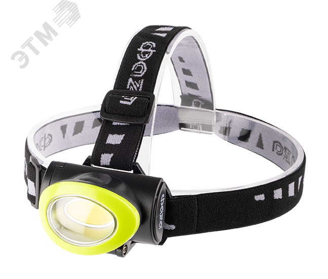 Фонарь налобный H5-L3W-gn (черно-зел.)