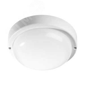 Светильник светодиодный влагозащищенный ДБП-12Вт с ОПТИКО-АКУСТИЧЕСКИМ ДАТЧИКОМ 4000К