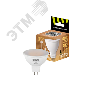 Лампа светодиодная LED 12Вт 3000K GU5.3 230/50