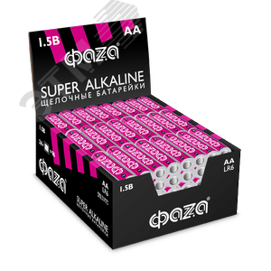 Элемент питания алкалиновый, LR 6(АА) Super Alkaline 4шт