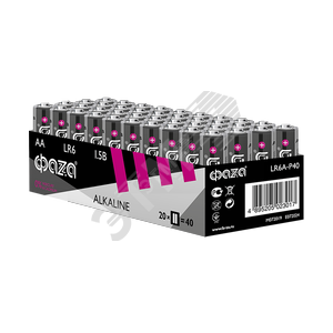 Элемент питания LR 6 (AA) алкалиновая уп. 40 шт. Alkaline Pack-40