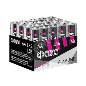 Элемент питания LR 6 (AA) алкалиновая, уп. 20 шт. Alkaline Pack-20
