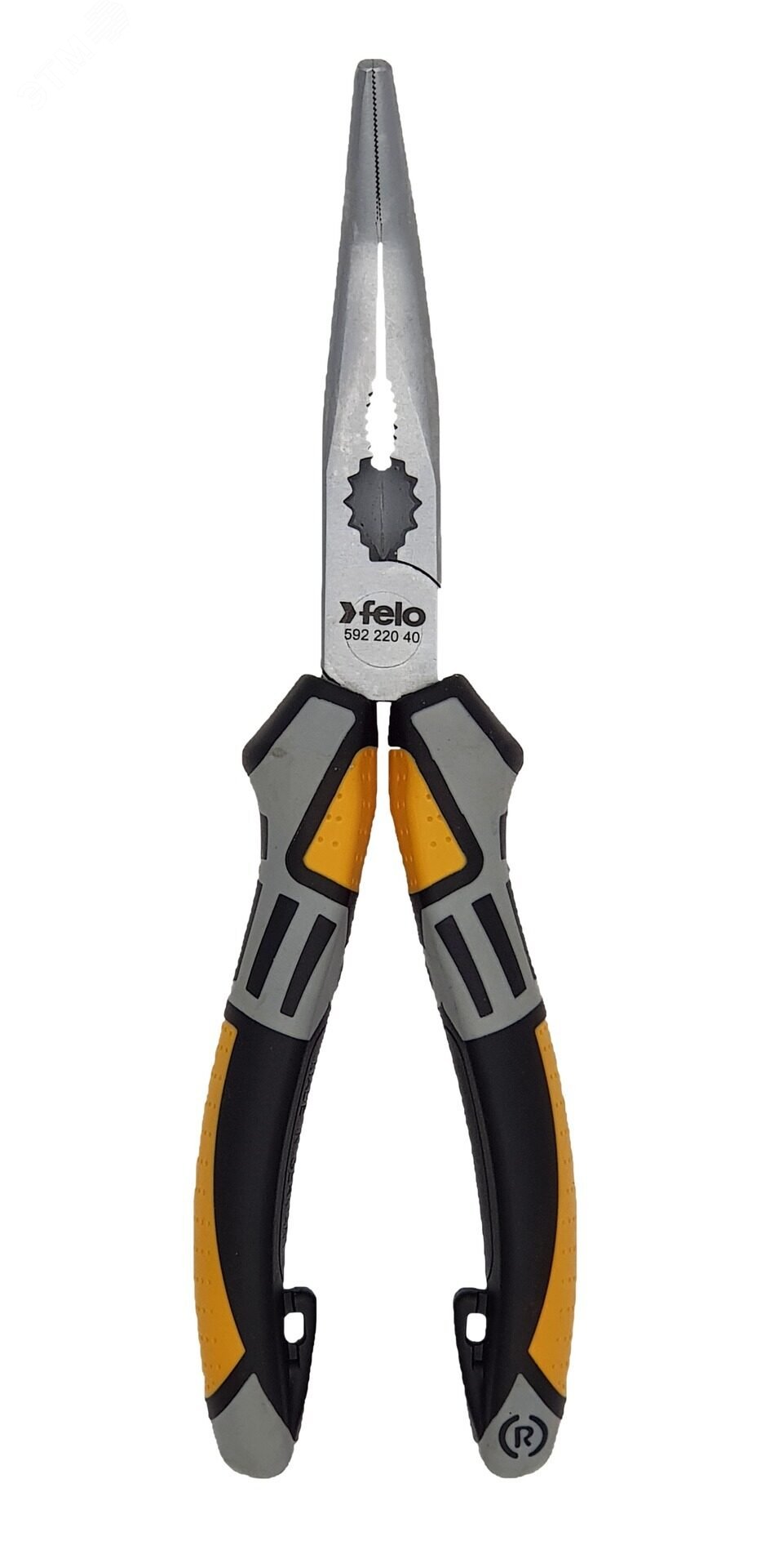 Длинногубцы угловые с резцом 205 мм