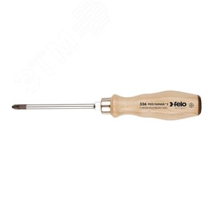 Отвертка с деревянной рукояткой ударная PZ 2Х100