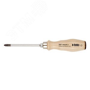 Отвертка с деревянной рукояткой ударная PH 2Х100