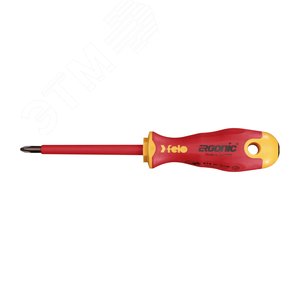 Отвертка диэлектрическая Ergonic крестовая PH 1X80