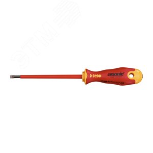 Отвертка диэлектрическая Ergonic плоская шлицевая 5,5X1,0X125