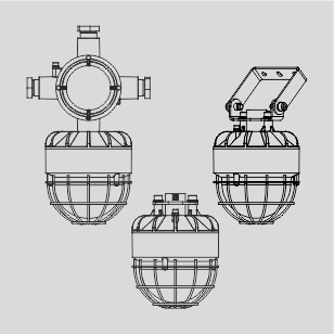 Крепление на трубу с резьбой М 25х2 дюйма взравозащищенная коробка