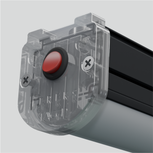 Кнопка включения на крышке светильника