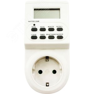 Розетка с таймером (недельная) электронная IP20 16А 3500W