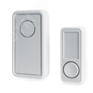 Звонок электрический дверной, (18 мелодий), белый,