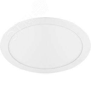 Светильник светодиодный ДВО-24w 4000K 1500Лм slim белый