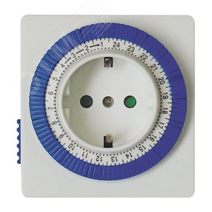 Розетка с таймером (суточная) механическая IP20 16А 3500W