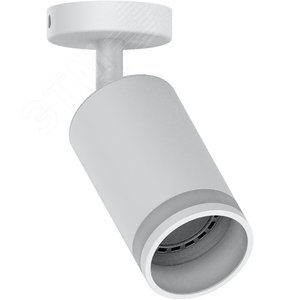 Светильник ДБО GU10 без лампы наклонный белый