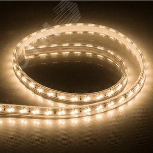 Лента светодиодная LEDх120/м 1м 11w/m 220в IP65 тепло-белый