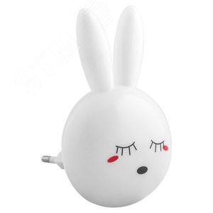 Ночник светодиодный 0.5w Зайчик белый