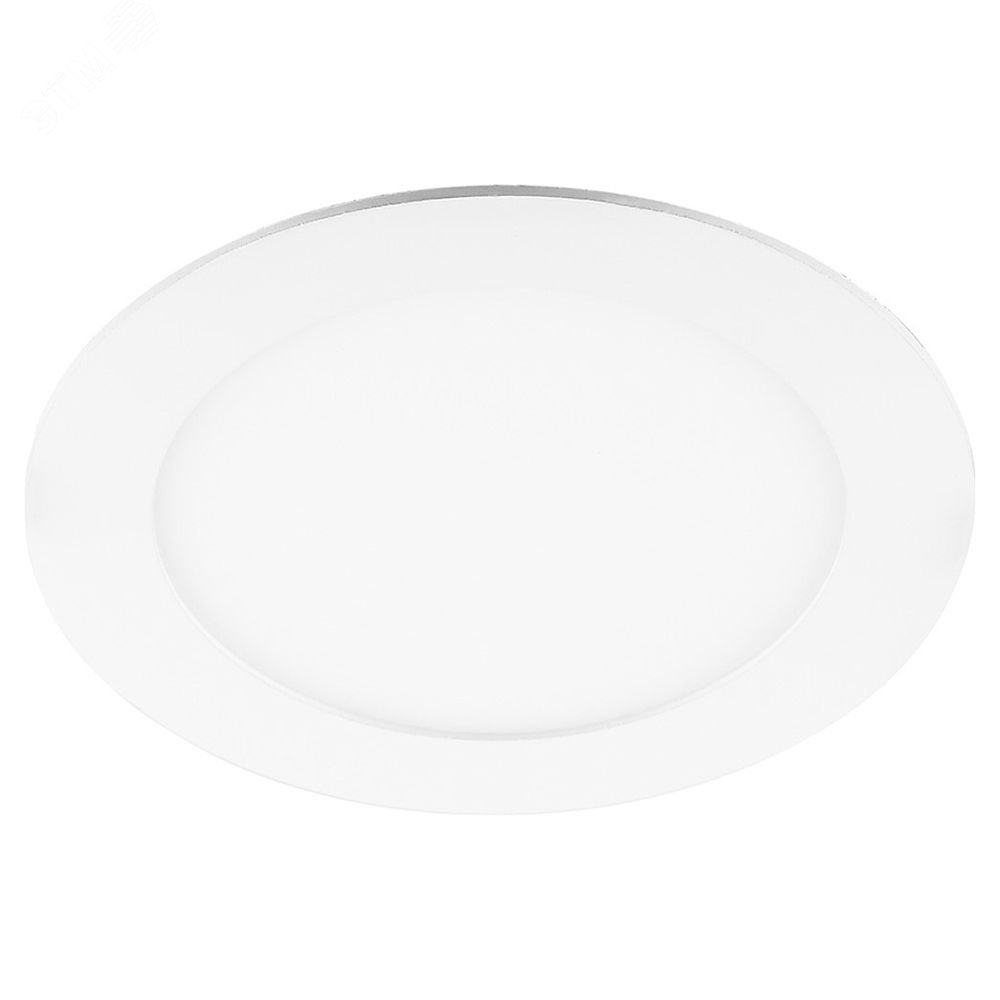 Светильник светодиодный ДВО-15w 6400К 1050Лм slim белый