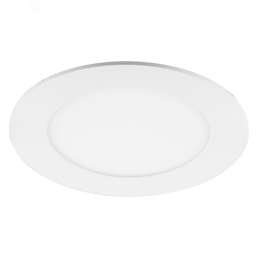 Светильник светодиодный ДВО-9w 6400K 740Лм slim белый