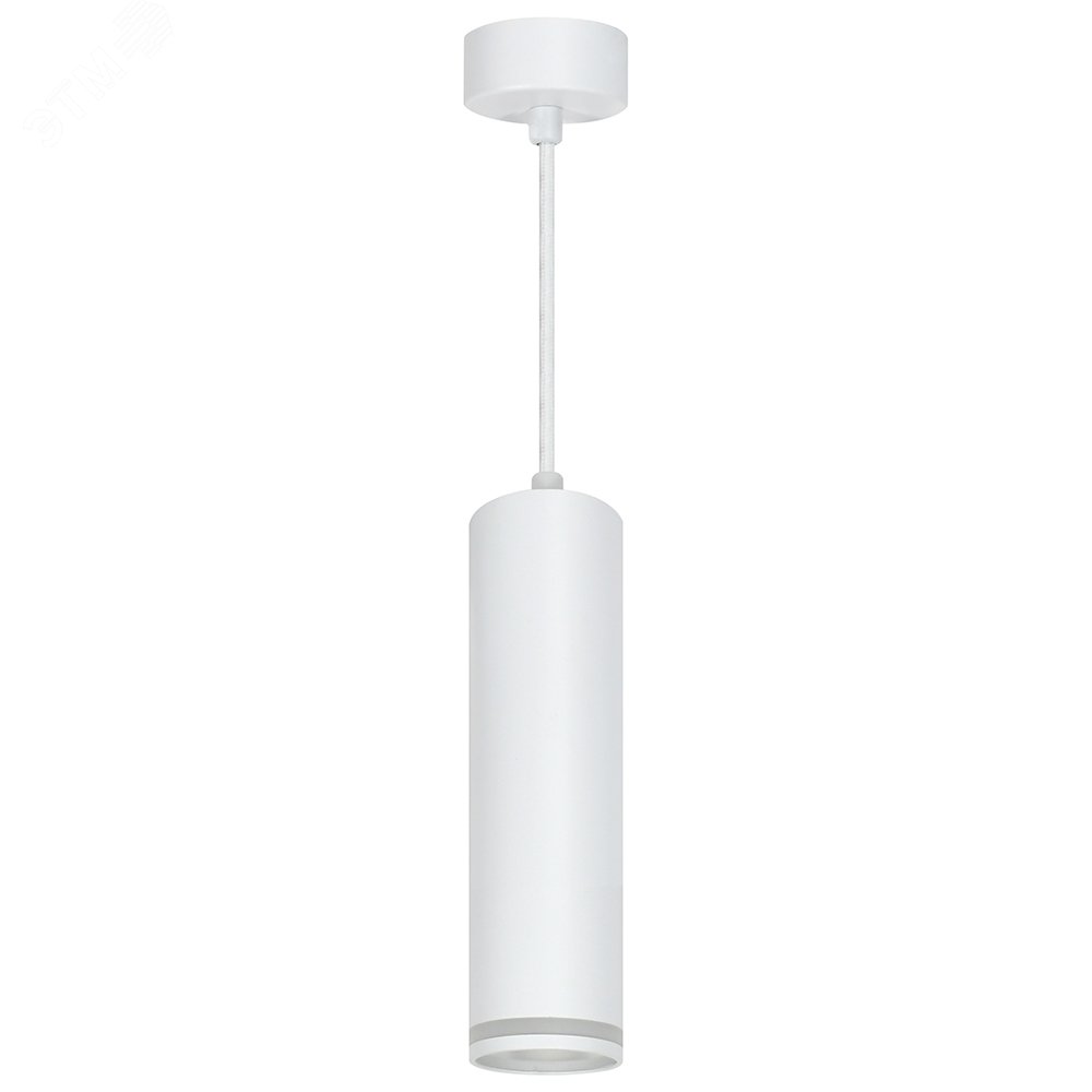 Светильник ДСО GU10 без лампы на подвесе белый