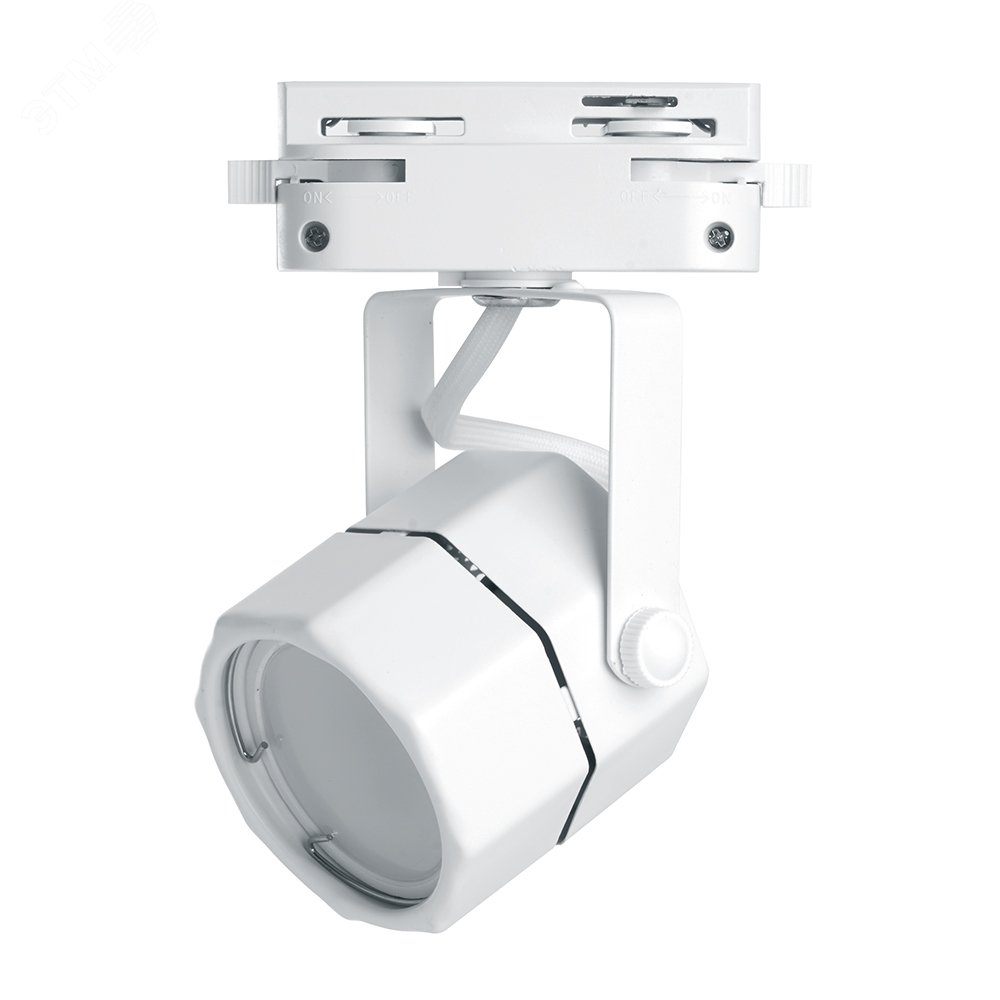 Светильник трековый на шинопровод ДПО GU10 без лампы белый