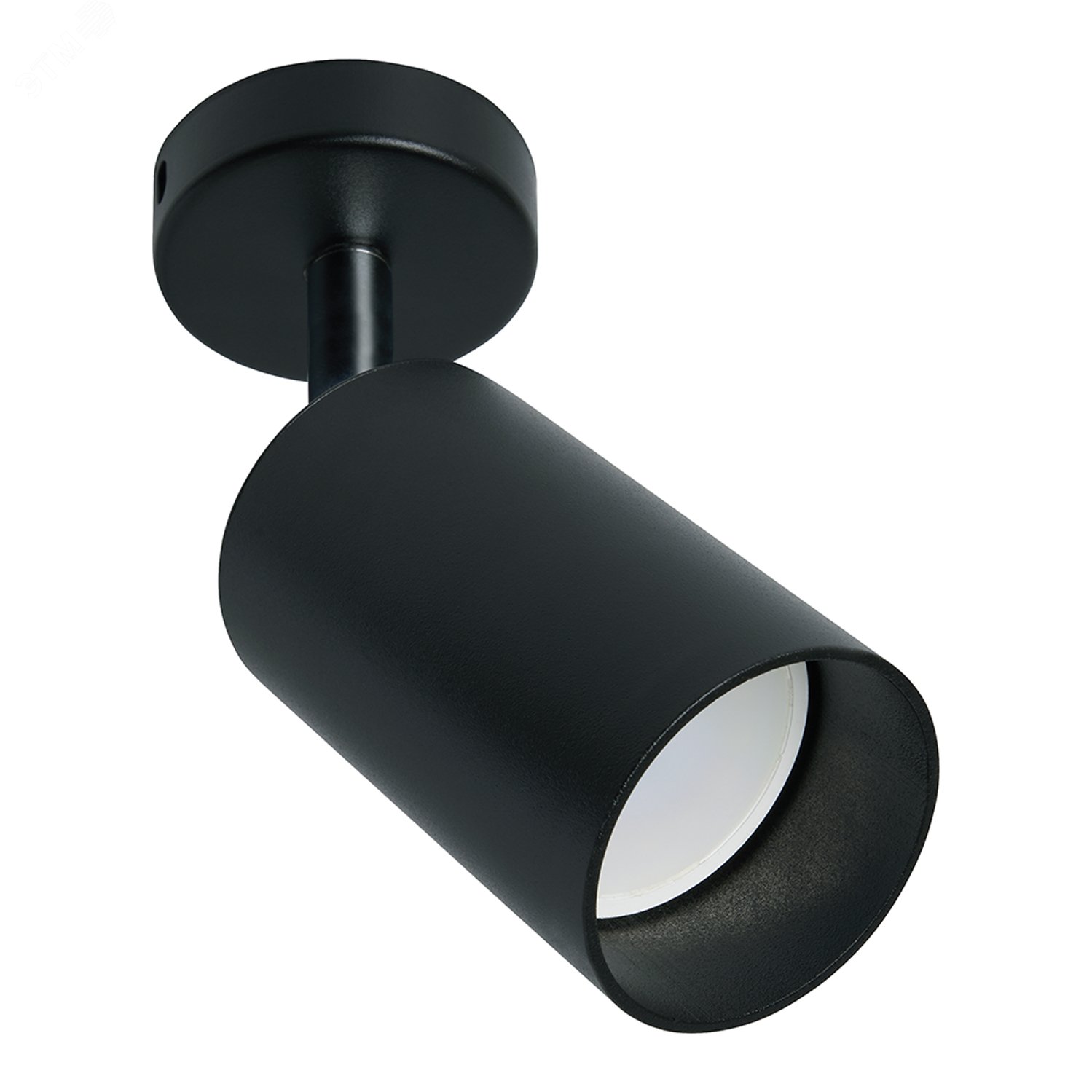 Светильник ДБО GU10 без лампы наклонный черный