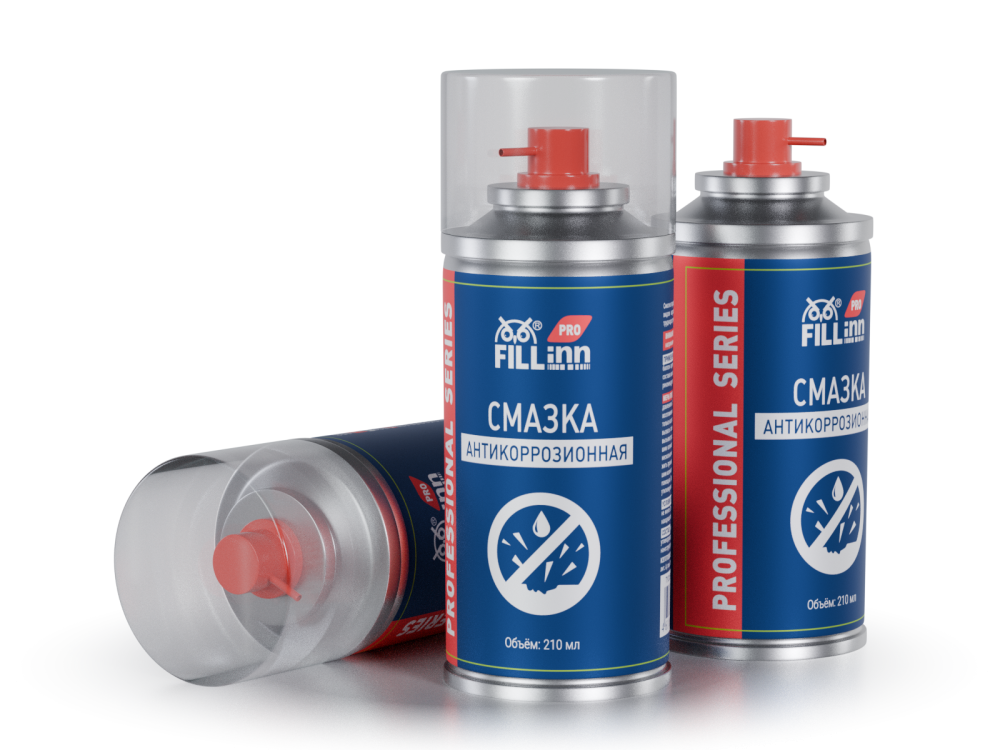 FLP304 Смазка антикоррозионная, 210 мл (аэрозоль)