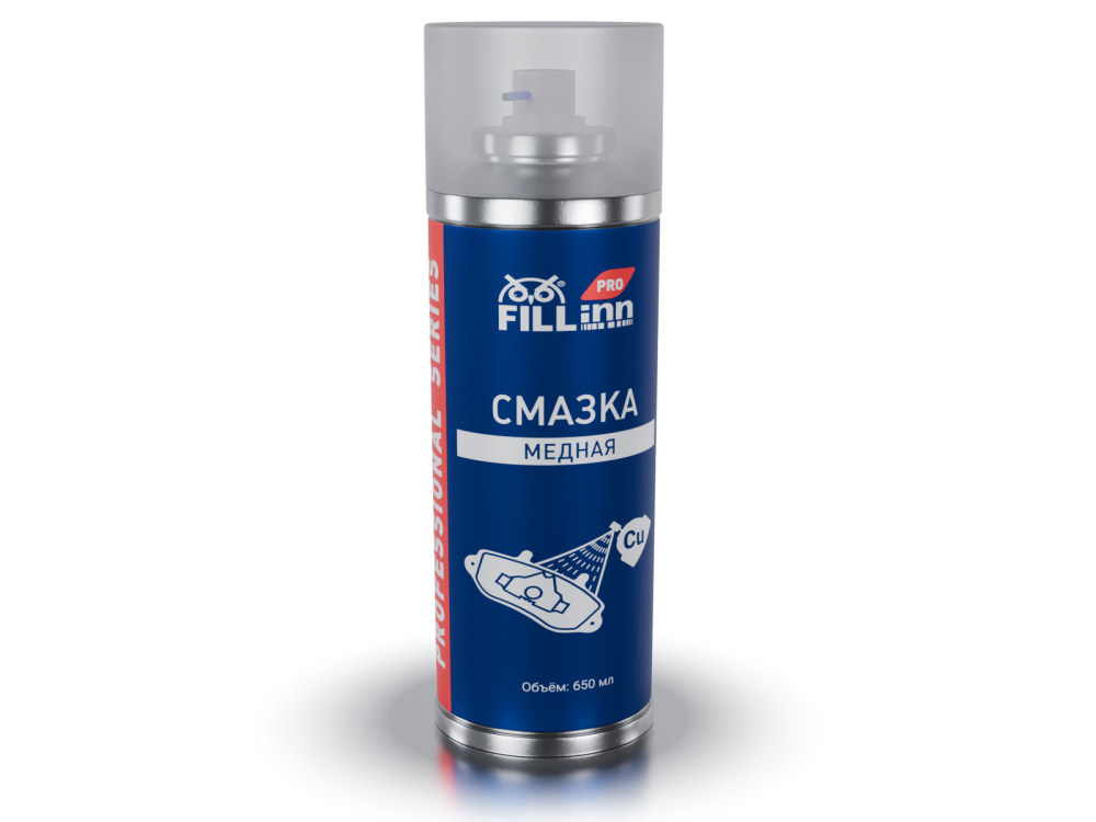 FLP307 Смазка медная, 650 мл (аэрозоль)