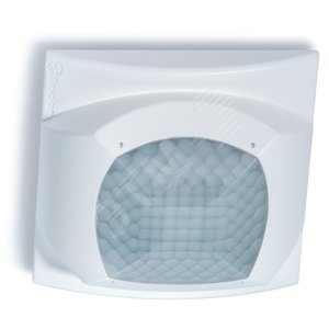 Детектор присутствия (чувствителен к микро-перемещениям) внешняя кнопка монтаж на потолке 1NO 10A (контакт без потенциала) питание 110-230В АC IP40