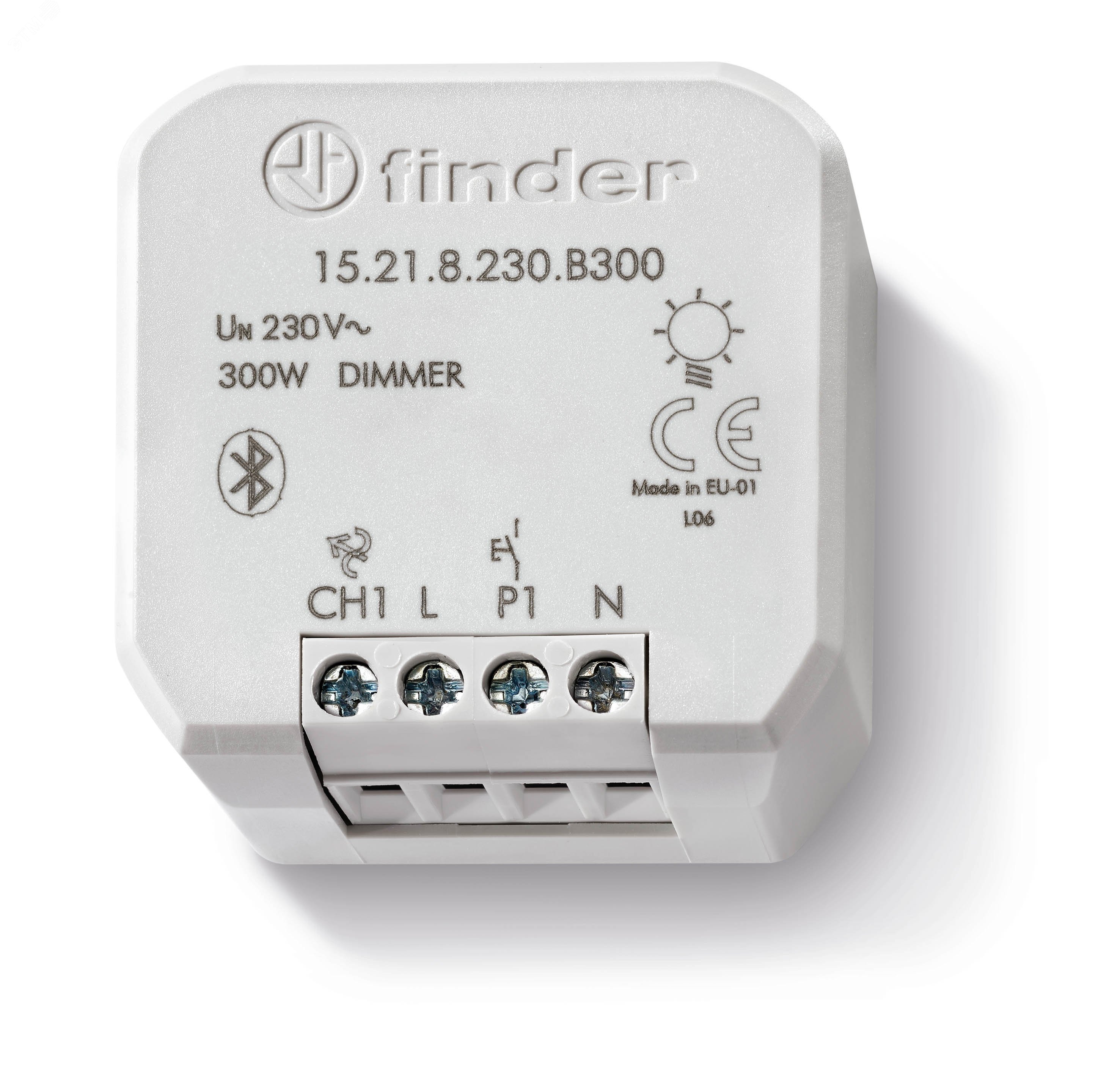 Диммер электронный, 300Вт, питание 230В АC, монтаж в коробке, степень защиты IP20, BLE- Yesly