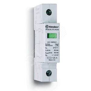 Устройство защиты от импульсных перенапряжений УЗИП тип 2 (1 варистор) Uc 130В AC/DC модульный 17.5мм IP20