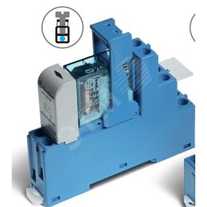 Модуль интерфейсный (сборка 40.52.7.024.0000 + 99.02.9.024.99 + 95.05SPA), электромеханическое реле, 2CO 8A, контакты AgNi, питание 24В DC (чувствит.)